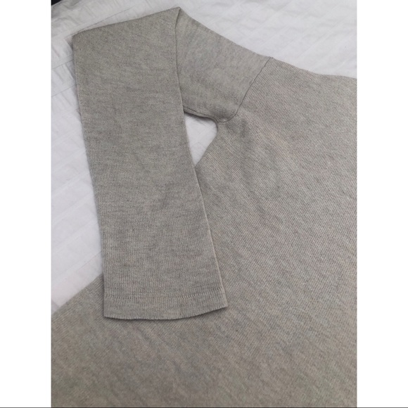 Neutral Casual Sweater with Straight Edge Bottom - Picture 3 of 12